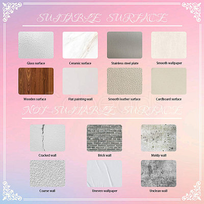 Waterproof Reflective Plastic Mirror Stickers DIY-WH0668-006-1