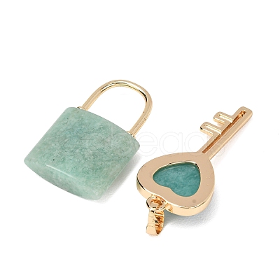 Natural Amazonite Beaded Pendants GG-CBA9389-04U-1