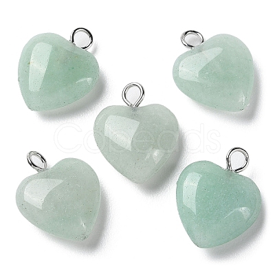 Natural Green Aventurine Pendants G-E603-01P-07-1