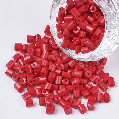 6/0 Glass Bugle Beads SEED-S032-05B-02-1