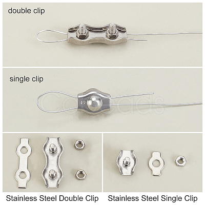 20Pcs 4 Style 304 Stainless Steel Findings FIND-GA0001-72-1
