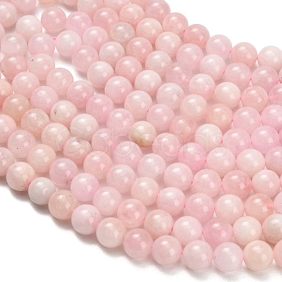 Natural Morganite Beads Strands G-H329-C11-8mm-1