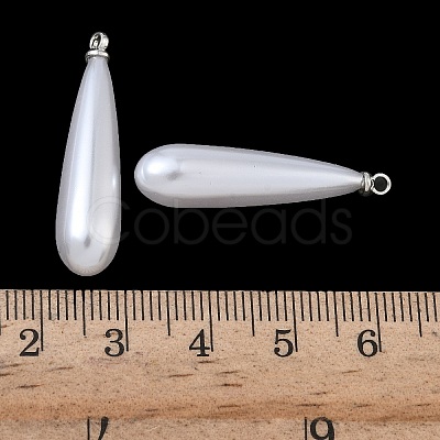 ABS Plastic Pearl Pendants FIND-Z105-03G-01P-1