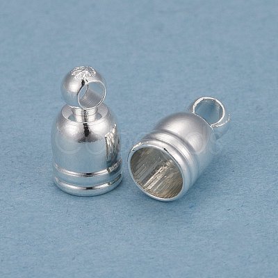 Brass Cord End Cap for Jewelry Making KK-O139-14A-S-1