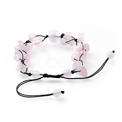Adjustable Nylon Cord Braided Bead Bracelets BJEW-JB04602-04-1