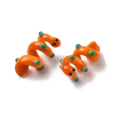 Handmade Lampwork Enamel Beads LAMP-K039-35H-1