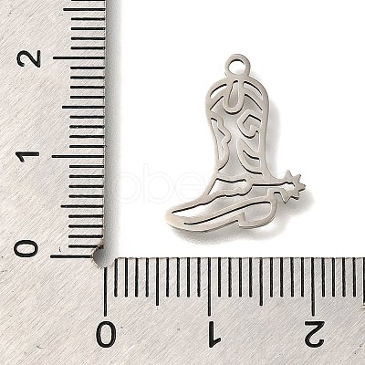 201 Stainless Steel Pendants STAS-R136-21P-1