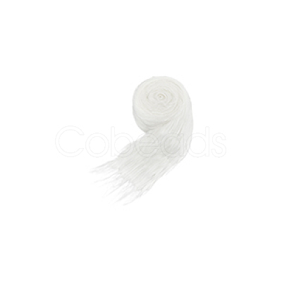 Polyester Top for Diy Hand-Decorated Artificial Wool Strip Accessories FIND-WH0170-32C-1