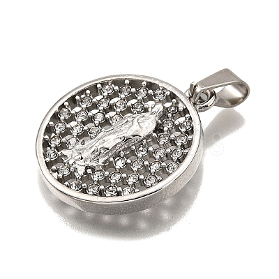 304 Stainless Steel Pendants STAS-B086-09H-P-1