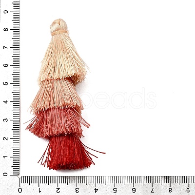 Polyester Tassel Pendants FIND-D303-02O-1
