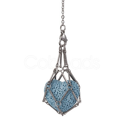 Tarnish Resistant 201 Stainless Steel Pouch Dowsing Pendulums PALLOY-JF02505-03-1