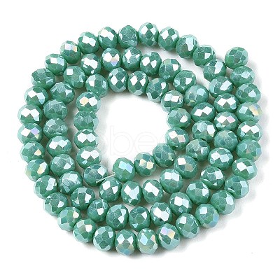 Electroplate Glass Beads Strands LS-EGLA-A044-P6mm-B31-1