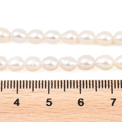 Natural Cultured Freshwater Pearl Beads Strands PEAR-D003-01A-1
