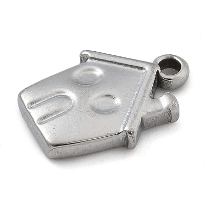 Anti-Tarnish 304 Stainless Steel Charms STAS-M084-01D-P-1