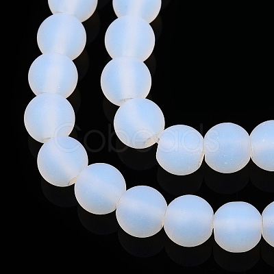 Imitation Opalite Glass Beads Strands GLAA-T032-J4mm-MD02-1