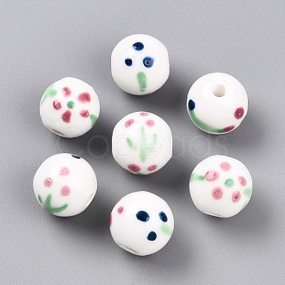 Handmade Porcelain Beads PORC-N009-05A-1