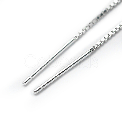 925 Sterling Silver Ear Stud Findings STER-I014-01S-B-1