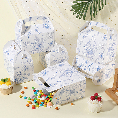 12Pcs Folding Paper Gift Candy Boxes with Die Cut Hole Handle CON-WH20001-18B-1