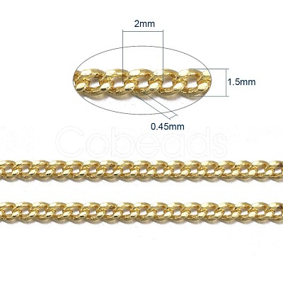 Brass Twisted Chains CHC-S108-G-1