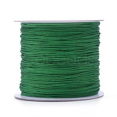 Nylon Braided Cord for Woven Jewelry Making Macrame Craft NWIR-D055-0.6mm-10-1
