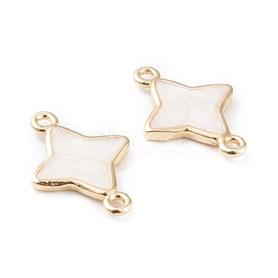 Brass Enamel Links KK-F814-25G-1
