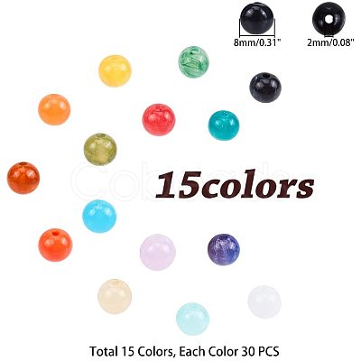 Imitation Gemstone Acrylic Beads OACR-PH0001-02-1