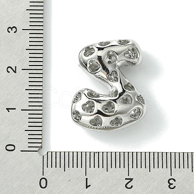 Rack Plating Brass Cubic Zirconia Pendants KK-S378-02P-Z-1