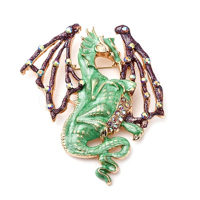 Flying Dragon Enamel Pins LS-ALRI-D302-02A-G-1