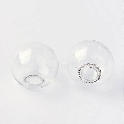 Round Mechanized One Hole Blown Glass Globe Ball Bottles BLOW-R001-12mm-1