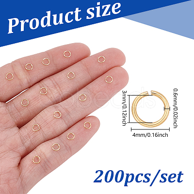Brass Open Jump Rings KK-WH0001-38G-02-1