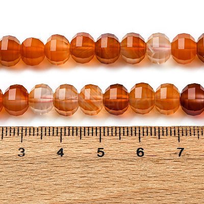 Natural Carnelian Beads Strands G-P587-D06-02-1