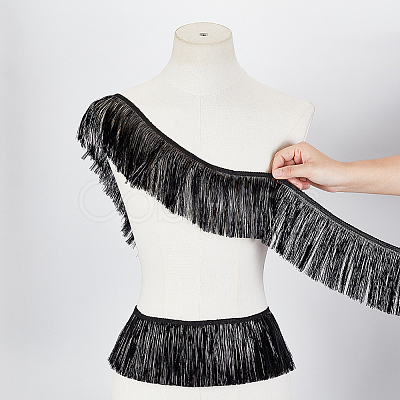 Tassel PET Polyester Ribbon Trim OCOR-WH0082-230D-1