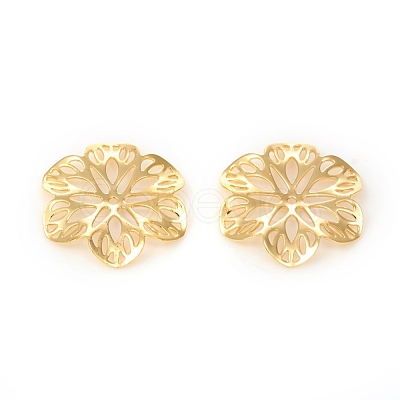 Brass Filigree Joiners Links KK-I669-15G-1
