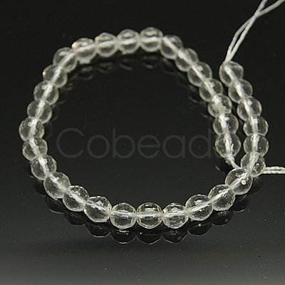Quartz Crystal Beads Strands G-C174-4mm-2-1