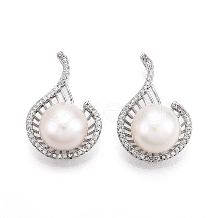 Natural Cultured Freshwater Pearl Pendants LS-PEAR-N020-07P-1