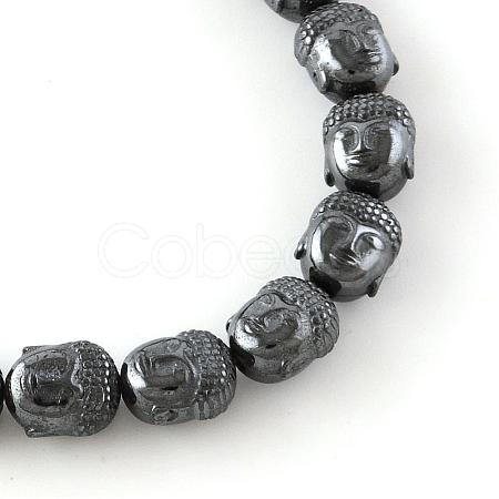 Non-magnetic Synthetic Hematite Beads Strands G-R260-35-1