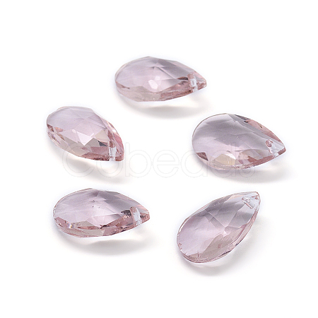 Faceted Glass Pendants X-GLAA-F069-S-A02-1