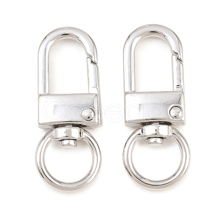 Alloy Swivel Claw Clasps PALLOY-P322-01P-1
