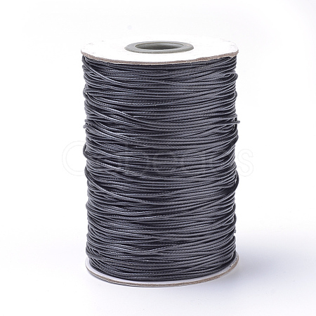 Braided Korean Waxed Polyester Cords YC-T002-0.8mm-101-1