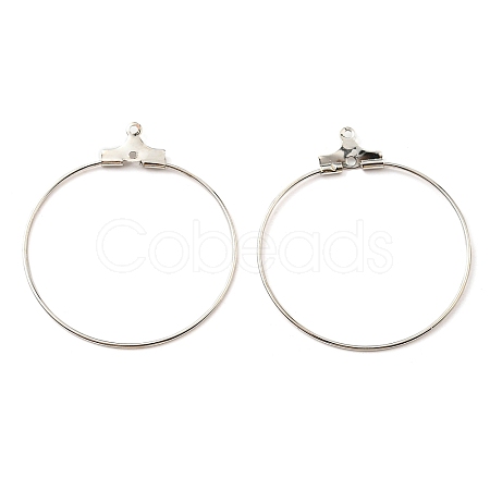 Iron Ring Hoop Earring Pendant IFIN-E025-02P-1