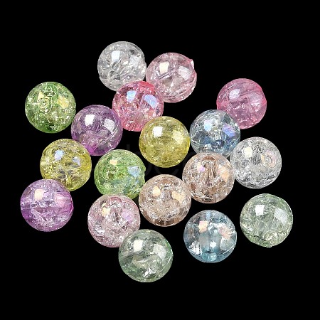 Transparent Crackle Acrylic Beads AC-CBA4496-05A-1