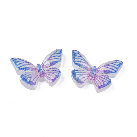 Translucent Printed Resin Cabochons CRES-N021-107A-1