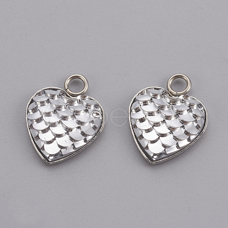 304 Stainless Steel Pendants STAS-F184-B12-1