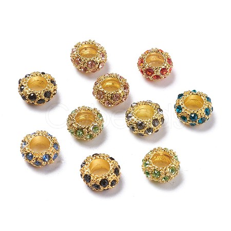 Alloy Rhinestone European Beads CPDL-H997-1