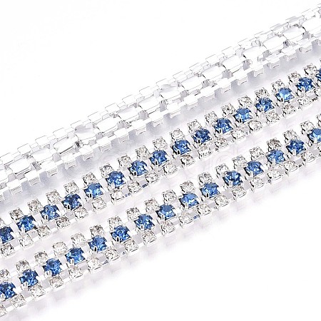Iron Rhinestone Cup Chains CH-T006-04S-05-1