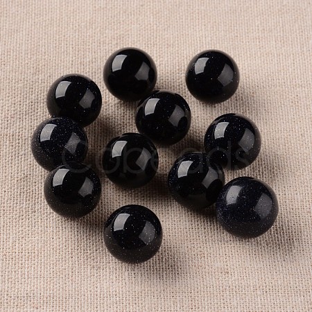 Synthetic Blue Goldstone Beads G-I174-16mm-08-1