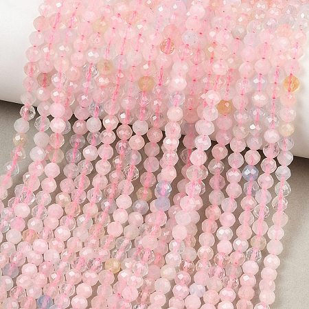 Natural Morganite Beads Strands G-O166-25-3mm-01-1