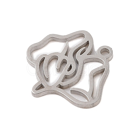Non-Tarnish 304 Stainless Steel Pendants STAS-S139-06P-08-1