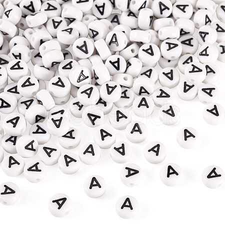 500Pcs Acrylic Beads SACR-TA0001-55A-1
