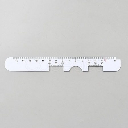 Plastic PVC Pupil Distance Ruler AJEW-WH0348-462-1
